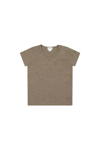 Organic Cotton Slub Tee - Mouse Marle