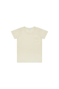 Organic Cotton Slub Tee - Parchment