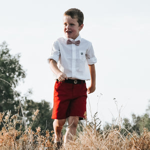 Boys Oscar Shorts - Red