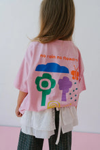 Load image into Gallery viewer, No rain no flowers tee Pink
