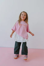 Load image into Gallery viewer, No rain no flowers tee Pink
