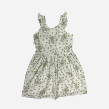 Load image into Gallery viewer, Girls Ellie Dress - Moss Flowers
