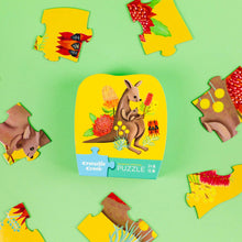 Load image into Gallery viewer, Mini Puzzle 12 pc - Kangaroo &amp; Joey

