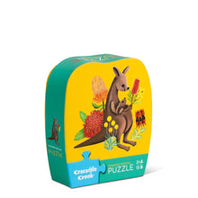 Load image into Gallery viewer, Mini Puzzle 12 pc - Kangaroo &amp; Joey
