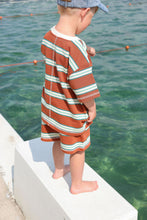 Load image into Gallery viewer, Cotton Sports Stripe Tee - Acorn
