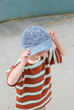 Load image into Gallery viewer, Cotton Sports Stripe Tee - Acorn
