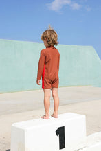 Load image into Gallery viewer, Zip LS Swim Suit - Teddy
