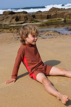 Load image into Gallery viewer, Zip LS Swim Suit - Teddy
