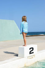 Load image into Gallery viewer, 2-Piece LS Swim Suit - Waves
