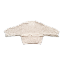 Load image into Gallery viewer, Organic Fringe Rib Knit Pull Over - Natural
