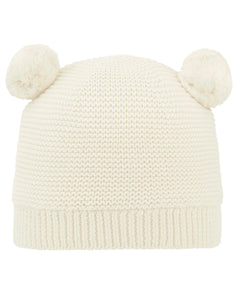 Organic Beanie Snowy Cream