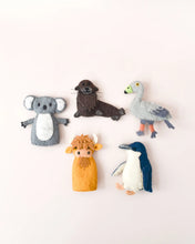 Load image into Gallery viewer, Australian Phillip Island Animals Finger Puppets Set
