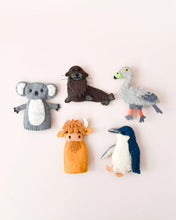 Load image into Gallery viewer, Australian Phillip Island Animals Finger Puppets Set
