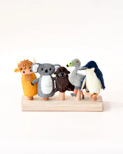 Load image into Gallery viewer, Australian Phillip Island Animals Finger Puppets Set
