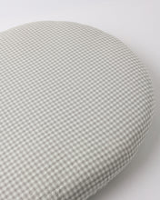 Load image into Gallery viewer, Bassinet Crib Sheet || Sage Gingham
