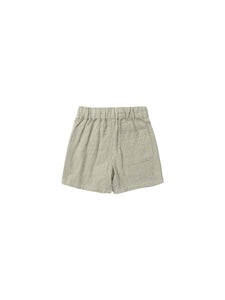 bermuda short || sage gingham