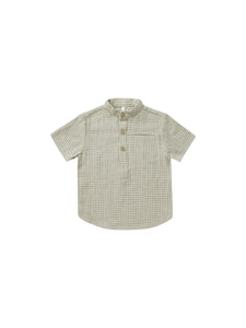 mason shirt || sage gingham