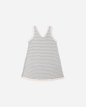 Load image into Gallery viewer, Crochet Tank Mini Dress ||  Marine Stripe
