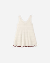 Load image into Gallery viewer, Crochet Tank Mini Dress || Natural
