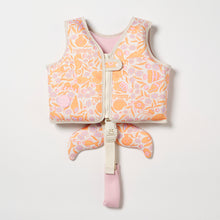 Load image into Gallery viewer, Kids Swim Vest 2-3 Ocean Magic Pink 3D
