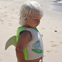 Load image into Gallery viewer, Kids Swim Vest 2-3 Shred Shark
