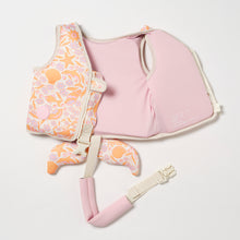 Load image into Gallery viewer, Kids Swim Vest 1-2 Ocean Magic Pink 3D
