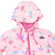 Load image into Gallery viewer, Dancing Unicorns Rain Suit Pink
