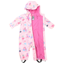 Load image into Gallery viewer, Dancing Unicorns Rain Suit Pink
