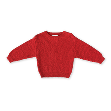 Load image into Gallery viewer, Organic Textured Boucle Knit Pull Over - Sauce
