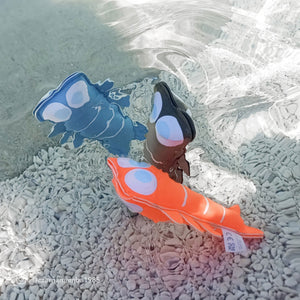 Dive Buddies Sonny the Sea Creature Blue Neon Orange