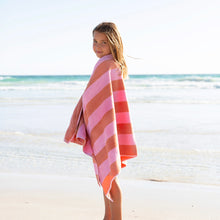 Load image into Gallery viewer, Kids Beach Towel Sea Seeker Strawberry

