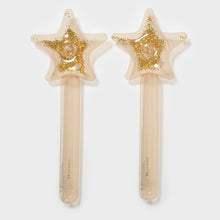 Load image into Gallery viewer, Kids Inflatable Star Wand Princess Swan Gold Set of 2
