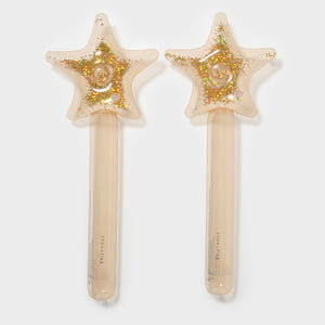 Kids Inflatable Star Wand Princess Swan Gold Set of 2
