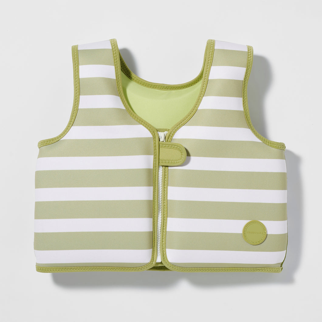 Kids Swim Vest 3-6 Into the Wild Khaki