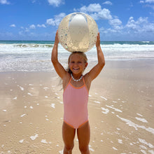 Load image into Gallery viewer, Inflatable Beach Ball Cotton Candy Glitter
