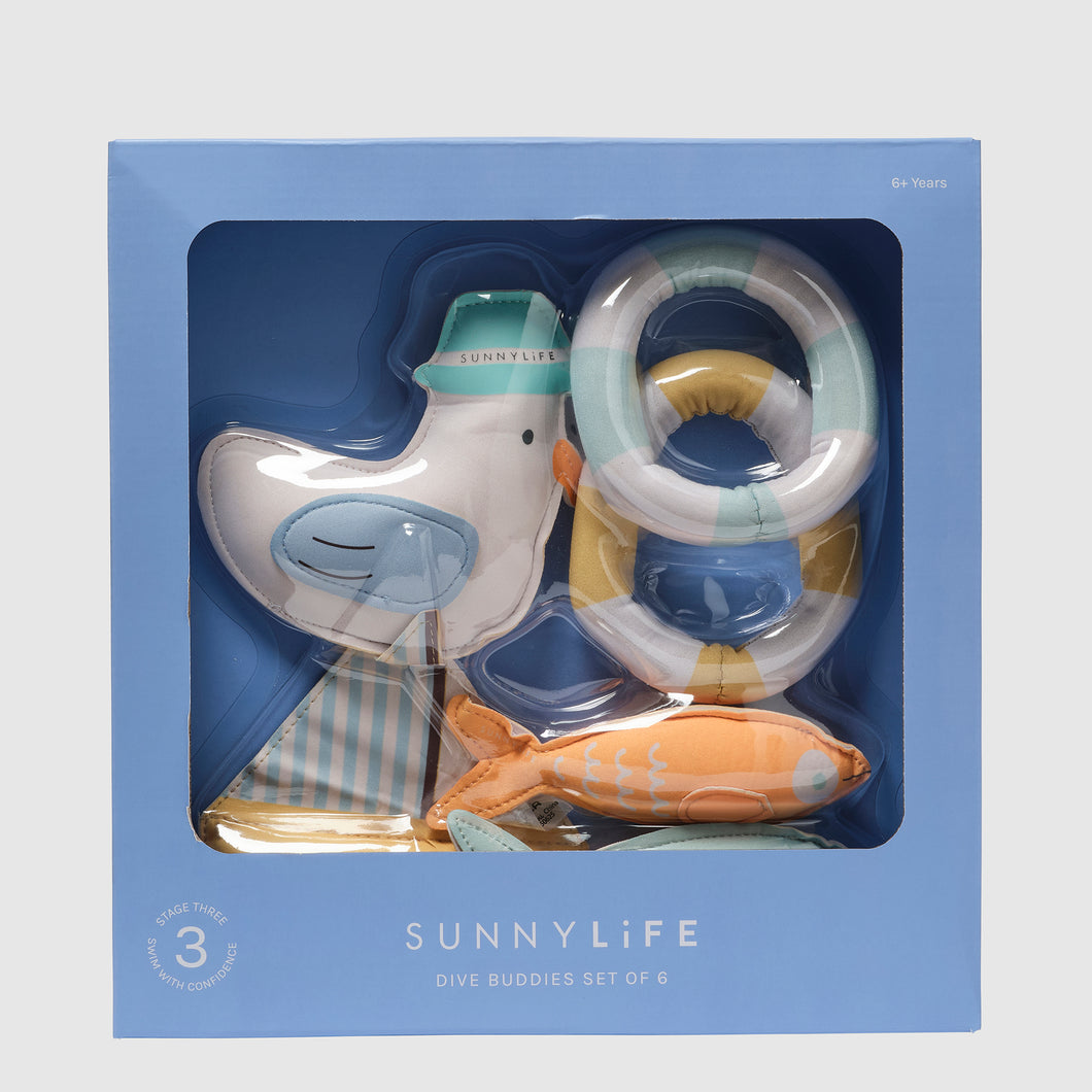 Dive Buddies Sammy the Seagull Multi Set of 6