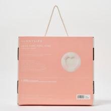 Load image into Gallery viewer, Luxe Tube Pool Ring Stole My Heart Pink Stripe

