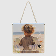 Load image into Gallery viewer, Kids Inflatable Arm Bands Sammy the Seagull Blue Stripe
