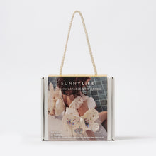 Load image into Gallery viewer, Kids Inflatable Arm Bands Cotton Candy Glitter
