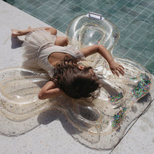 Load image into Gallery viewer, Kids Lie-On Float Cotton Candy Glitter
