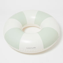 Load image into Gallery viewer, Tube Pool Ring The Vacay Soft Olive Stripe
