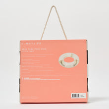 Load image into Gallery viewer, Slim Tube Pool Ring Cotton Candy Stripe
