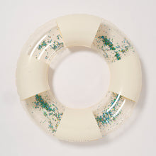 Load image into Gallery viewer, Slim Tube Pool Ring Cotton Candy Stripe
