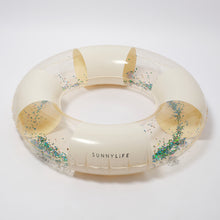 Load image into Gallery viewer, Slim Tube Pool Ring Cotton Candy Stripe
