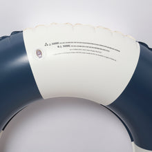 Load image into Gallery viewer, Slim Tube Pool Ring Navy Stripe
