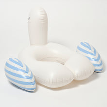 Load image into Gallery viewer, Kids Tube Pool Ring Sammy the Seagull Blue Stripe
