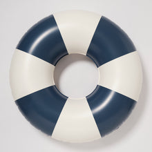 Load image into Gallery viewer, Tube Pool Ring Navy Stripe
