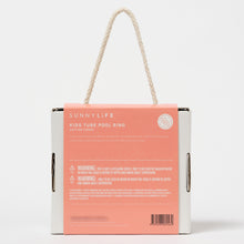 Load image into Gallery viewer, Kids Tube Pool Ring Cotton Candy Cherry
