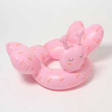 Load image into Gallery viewer, Kids Tube Pool Ring Cotton Candy Cherry
