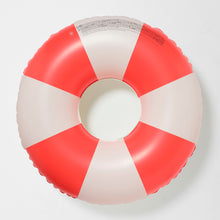 Load image into Gallery viewer, Tube Pool Ring Tomato Red Stripe

